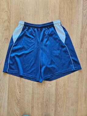 Men's Score Navy Blue athletic shorts with White Trim - Small